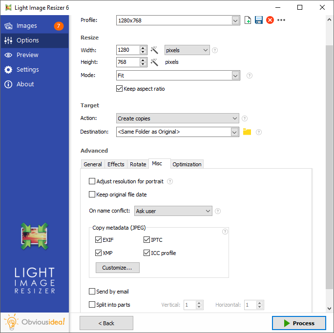 downloading Light Image Resizer 6.1.8.0